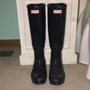 Tall glossy hunters adjustable calf